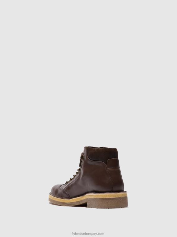 eco/oilsuede (növényi) mokka 0X8XN806 fűzős bokacsizma reus075 Fly London férfiak