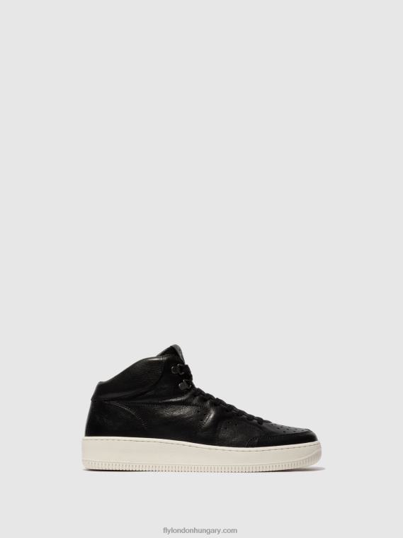 fekete 0X8XN841 hi-top edzőcipők beat514 Fly London férfiak