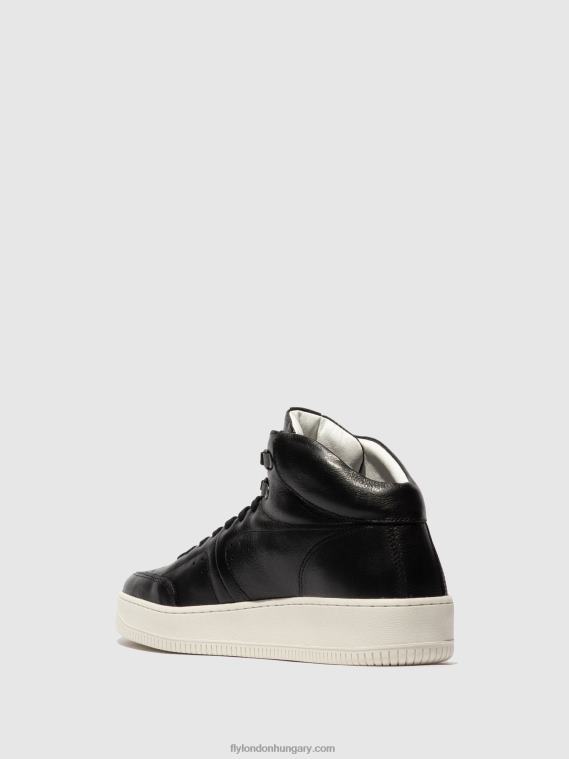 fekete 0X8XN841 hi-top edzőcipők beat514 Fly London férfiak
