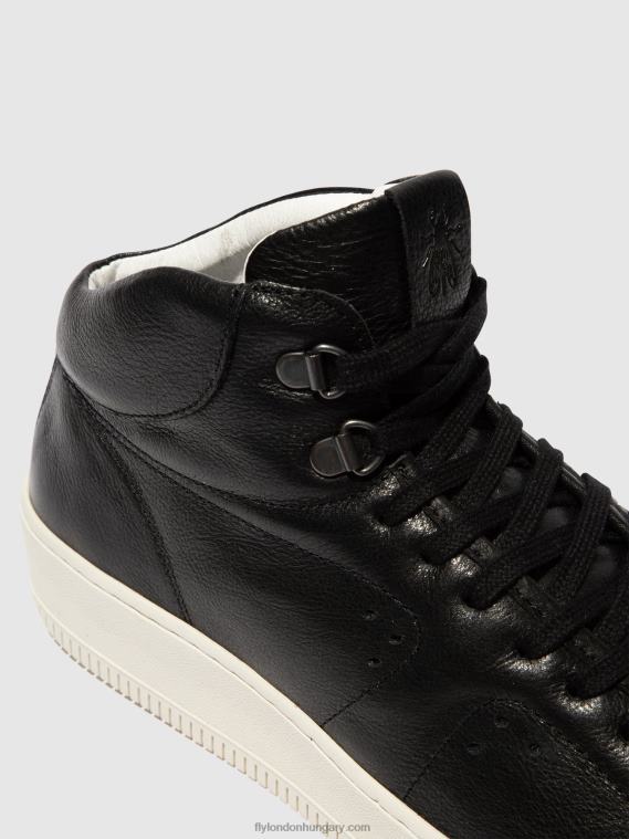 fekete 0X8XN841 hi-top edzőcipők beat514 Fly London férfiak
