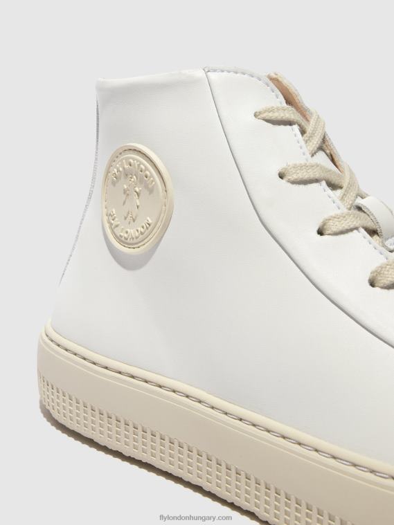 fehér 0X8XN729 hi-top edzőcipők topy586 Fly London nők