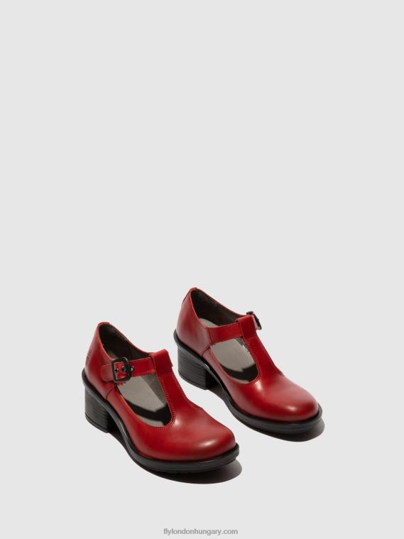 piros 0X8XN646 mary jane cipő cady180 Fly London nők