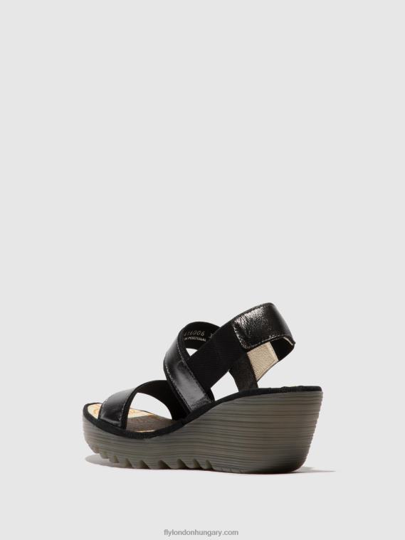grafit 0X8XN441 sling-back szandál yaco416 Fly London nők