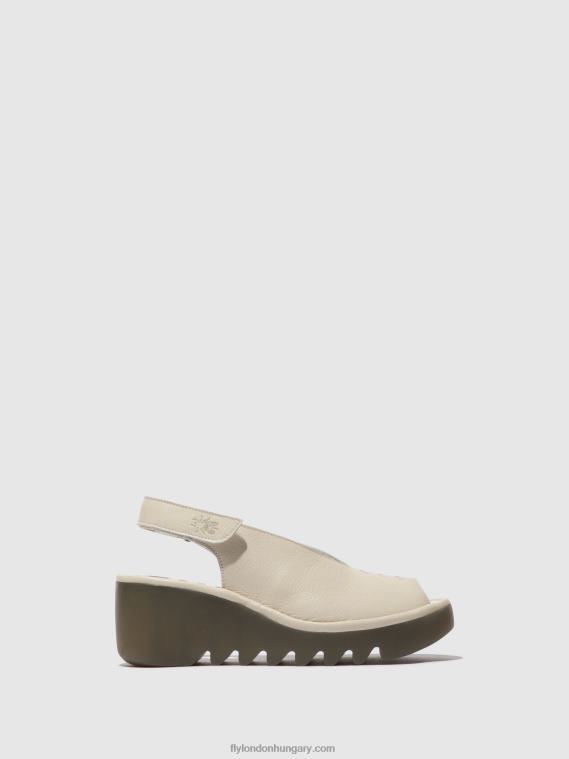 piszkosfehér 0X8XN572 sling-back szandál baye386 Fly London nők