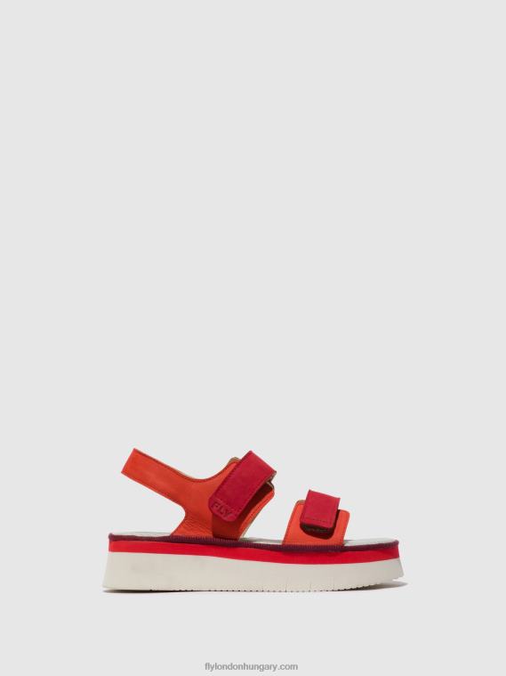 ördögvörös/rúzsvörös 0X8XN577 sling-back szandál cori377 Fly London nők
