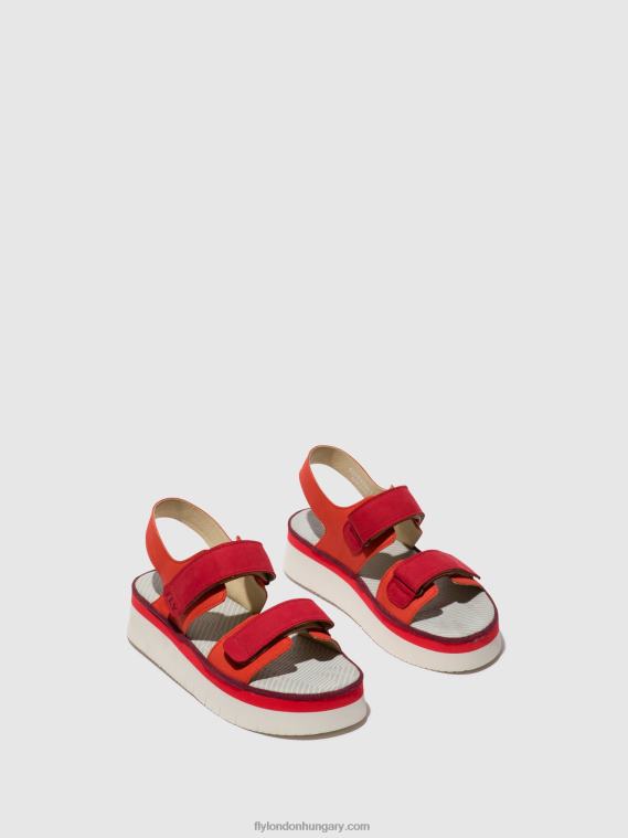 ördögvörös/rúzsvörös 0X8XN577 sling-back szandál cori377 Fly London nők