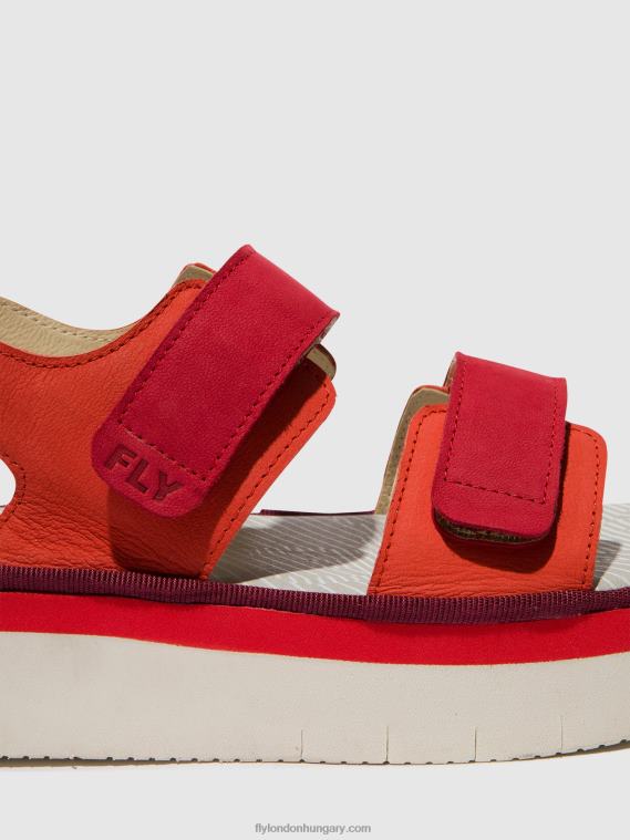 ördögvörös/rúzsvörös 0X8XN577 sling-back szandál cori377 Fly London nők