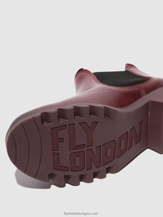 lila (lila talp) 0X8XN126 chelsea bokacsizma rika894 Fly London nők