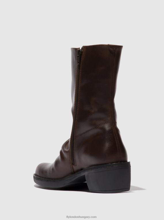 dk.brown/expresso 0X8XN301 zip up boots mecy092 Fly London nők